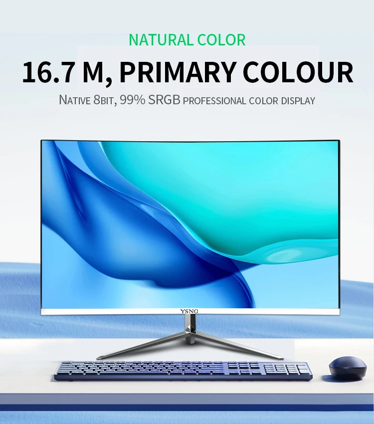 Anti Blue Light Gaming Monitors 24 27 inch 75hz 144hz Lcd Led Computer