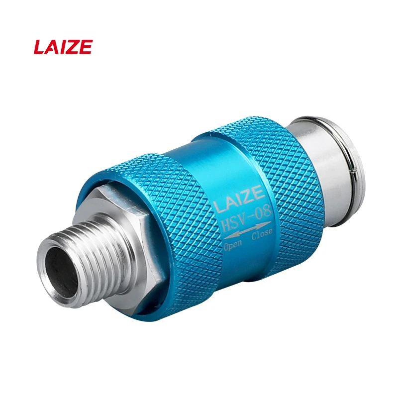 Pneumatic Hand Slide Valve HSV-08/16/15 Switch Aluminum Alloy Material Manual Control Flow Regulation
