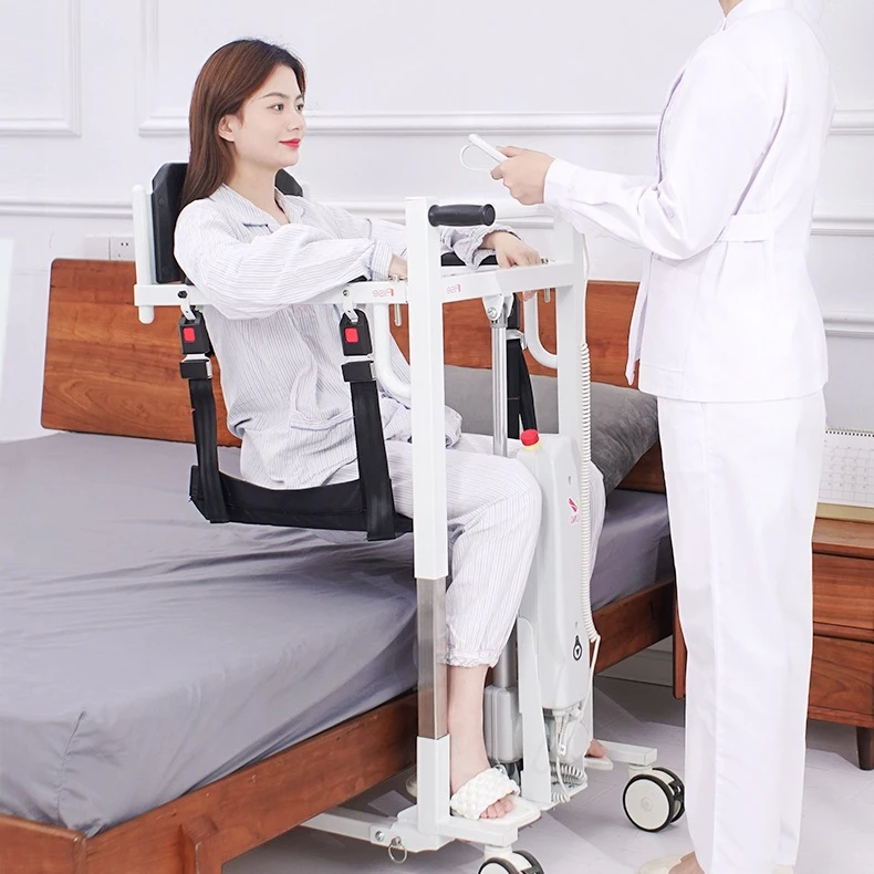 stair lift chair disabled people electric Hydraulic Lift electric lift Patient Transfer Chair with Commode for Disabled   BZ L03