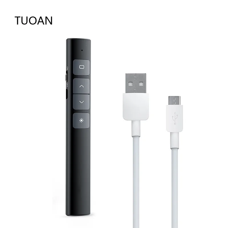 Лидер продаж беспроводная ручка-Презентер с красной лазерной указкой ручка USB зарядкой PPT лазерная указка на большое