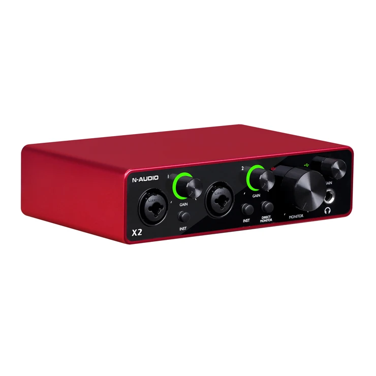 Новая модель X2 USB аудио интерфейс midi производитель из