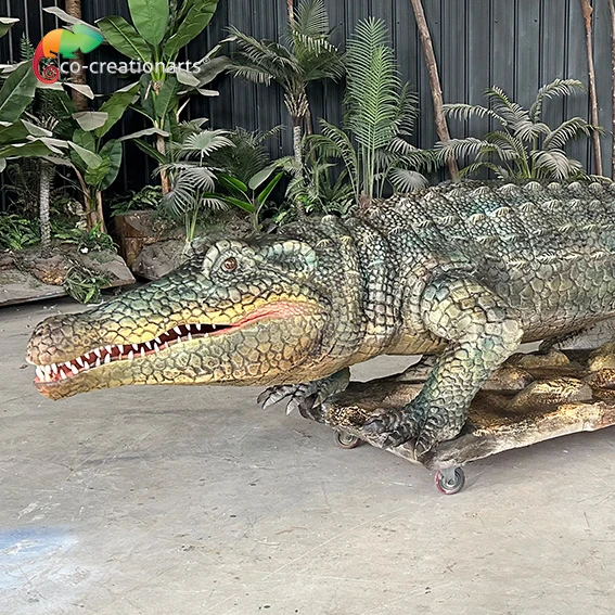 Electronic simulation crocodile amusement park electronic simulation equipment