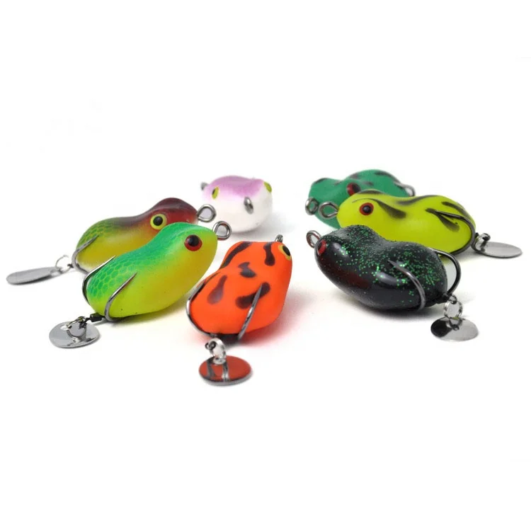 RTS soft fishing lure wholesale frog bait vivid soft fishing frog lures