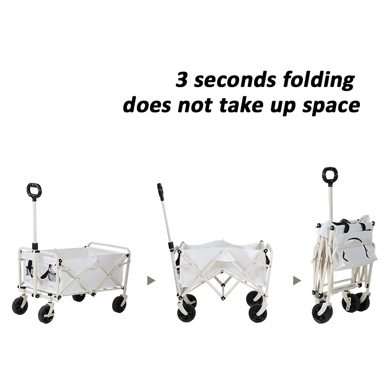 YILU Folding Camping Cart Outdoor Utility Wagon Kitchen Cart And Trolleys