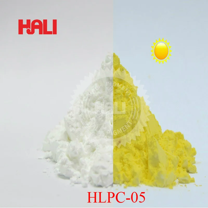 Photochromic pigment sunlight active powder photochromic powder solar sensitive pigment item:HLPC-03 color: white to blue