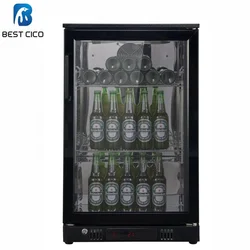 CICO Alfresco Beer Cooler Bar Fridge Beverage Fridge Single Door Beer Showcase SC-108FS Stainless Steel Compressor SWING Door