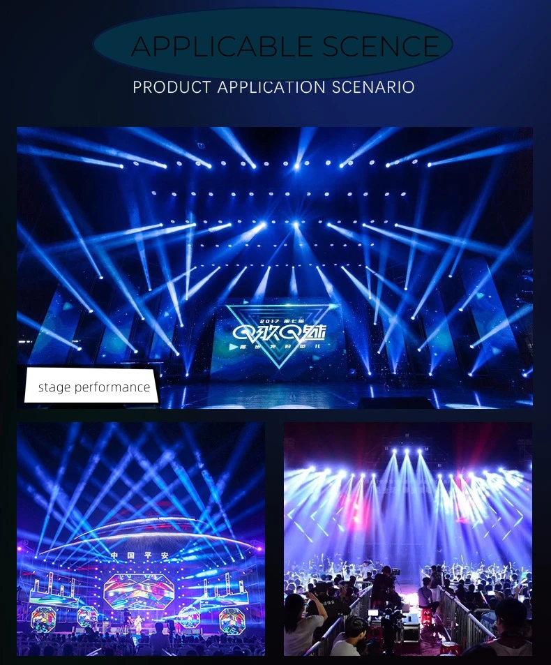 2023 hot selling private model light beam 230w colorful spotlights for concert DJ Event Wedding