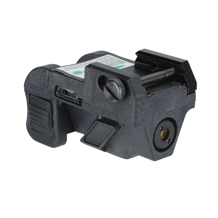LS-L8  Rechargeable Tactical Weapon <5MW  green  laser sight for subcompact pistol.