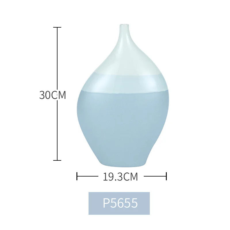 
ceramic & porcelain nordic decorative modern minimalist flower vase home decor cylinder hydroponic luxury vases wholesale 