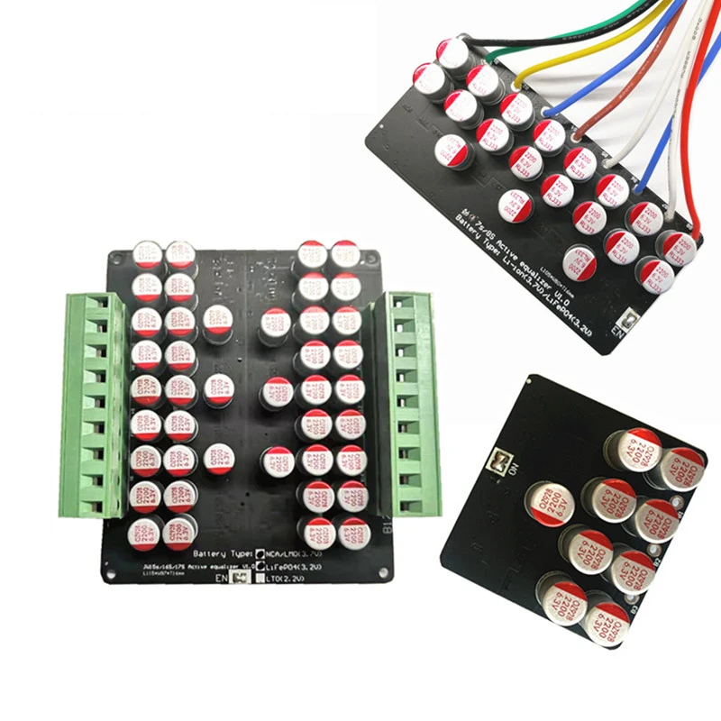  2S-24S 1A 2A 5A эквалайзер BLE дисплей APP BMS Li-Ion Lipo LTO Lifepo4 батарея активный