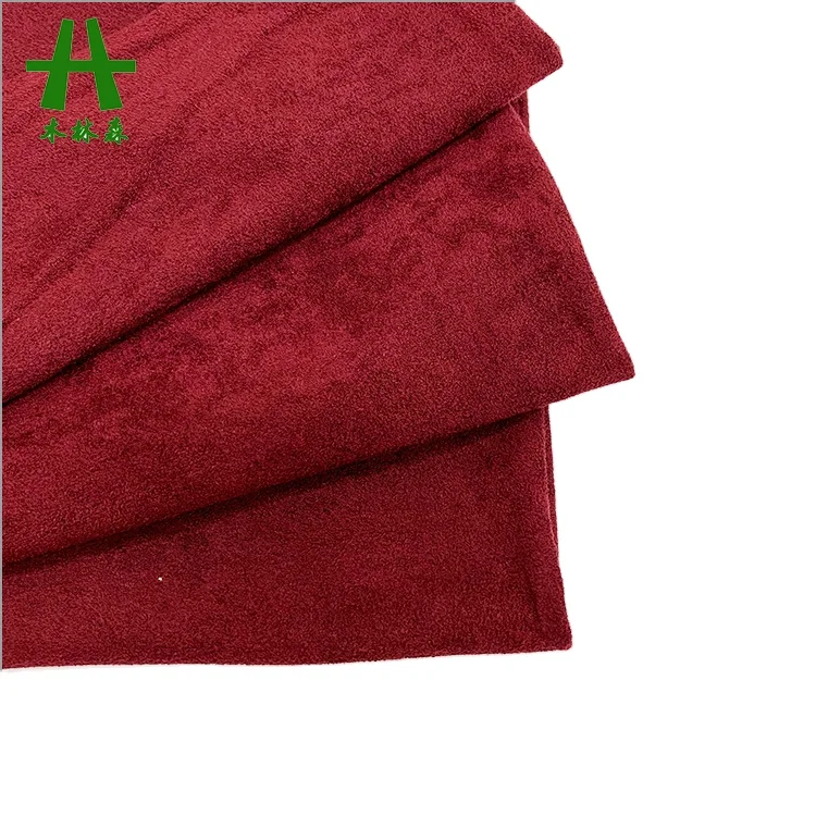 
 Mulinsen текстильная однотонная окрашенная трикотажная ткань спандекс уток замша  