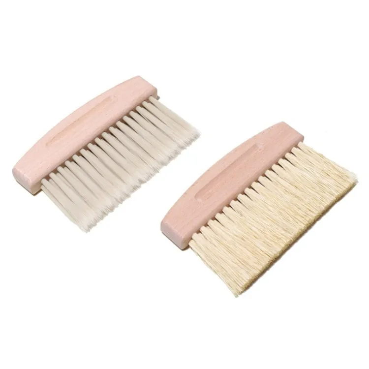 Small Beechwood Broom and Dust Pan Set Portable Cleaning Brush and Dustpan Combo with Natural Sisal