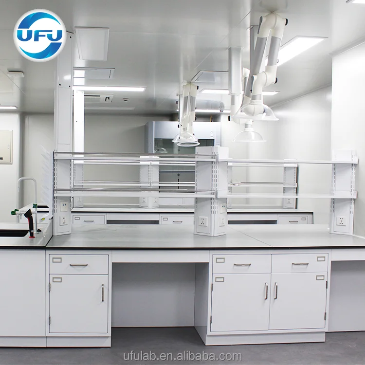 Shanghai Ufu Equipment Supplies Laboratory Workbench with Epoxy Resin Sink and Faucet