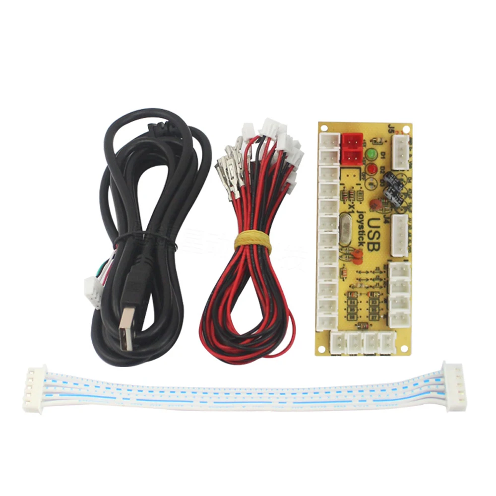 1 player USB Cable board to PC Joystick For DIY arcade game