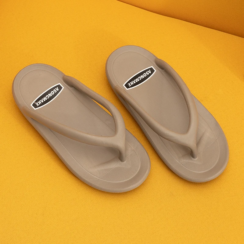 woman slipper white plain taupe flipflops cute wholesale summer men beach simple daily use slippers slide flip flop  for woman