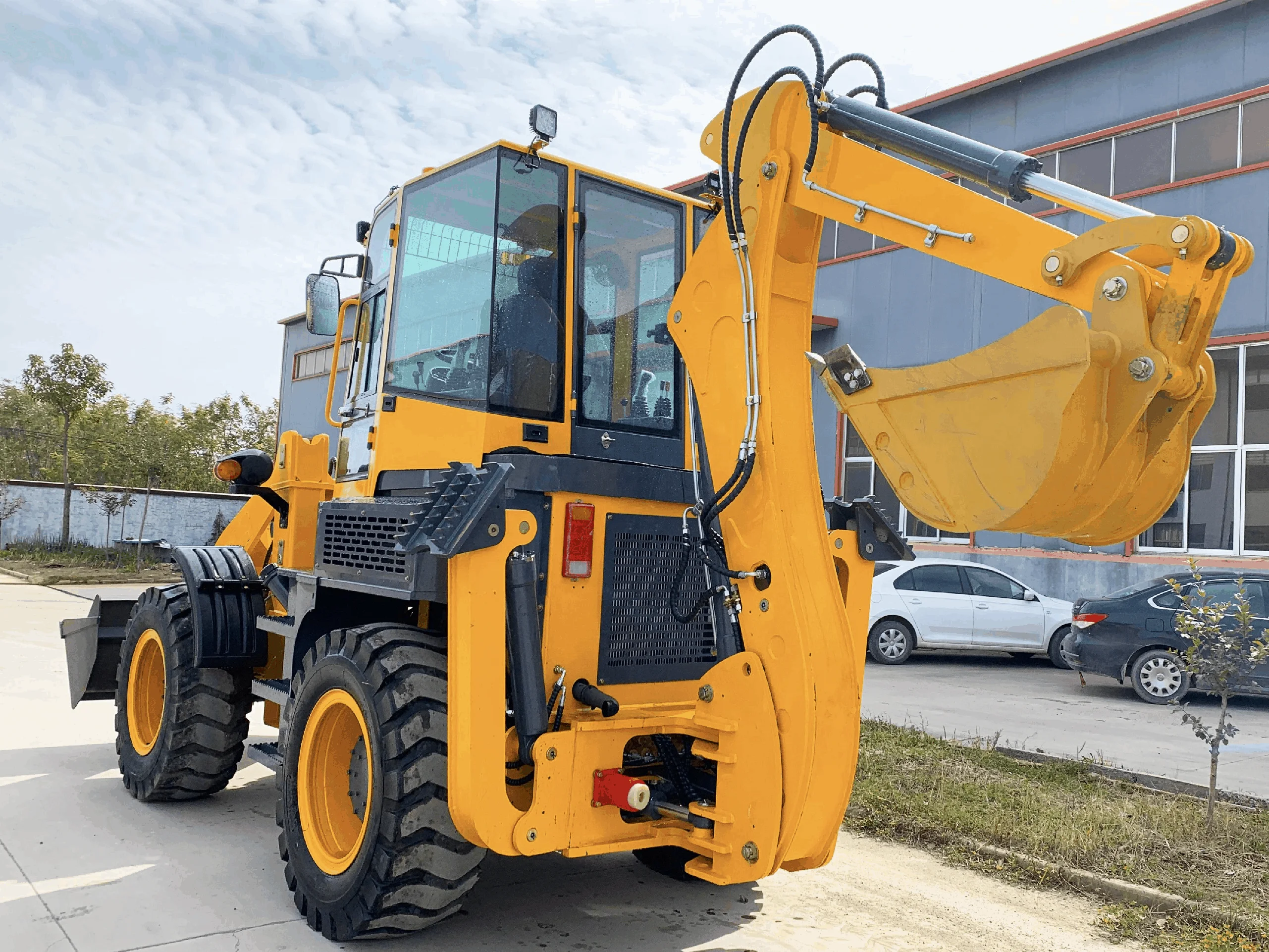 wheel loader 7200KG Mini Loader Backhoe SNSC 40-28Rated load 7200kg 2024 New High Quality Machinery durable mini wheel loader