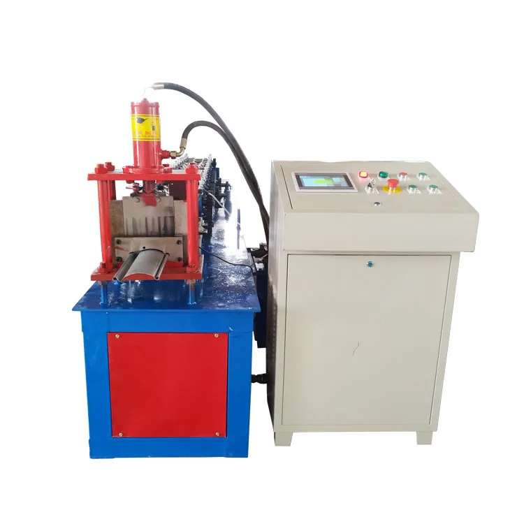 Metal roller shutter door guide rails roll forming machine pu foam shutter door roll forming machine