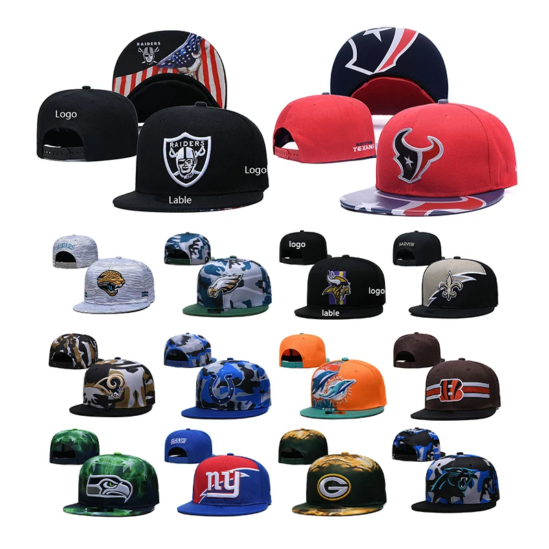 2022 New Design Cool All 32 Football Teams Football Basketball Fashion Styles Sport Snapback Hats