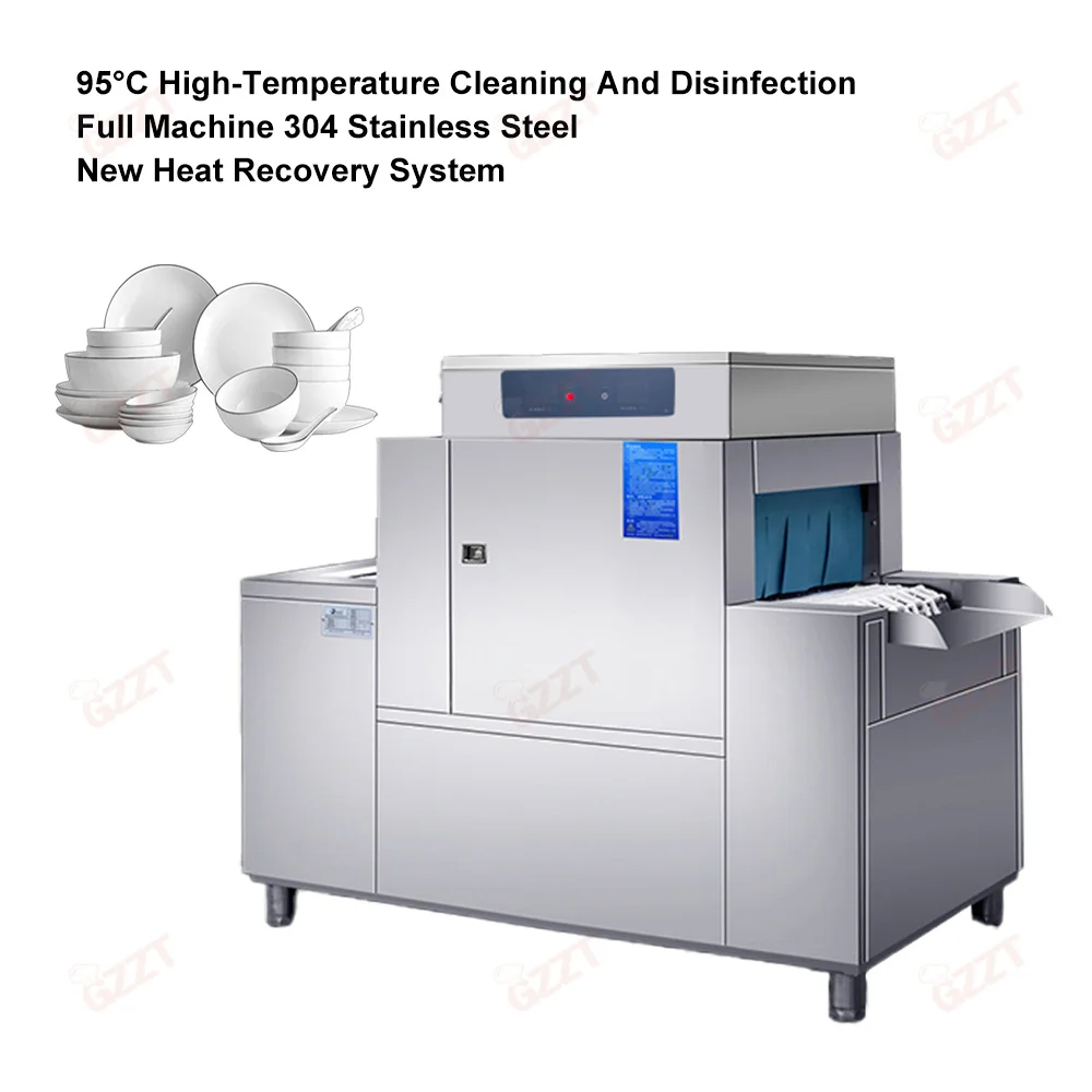 Commercial Multi-functional Conveyor belt Dishwasher Industrial Dish Washing Machine Smart separation wash Dishwasher Machine