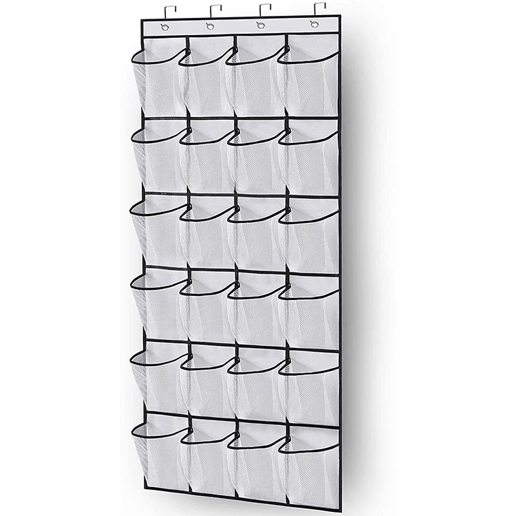 Подвесной Держатель для обуви с 24 прочными напольными карманами на дюйма подвесной органайзер хранения