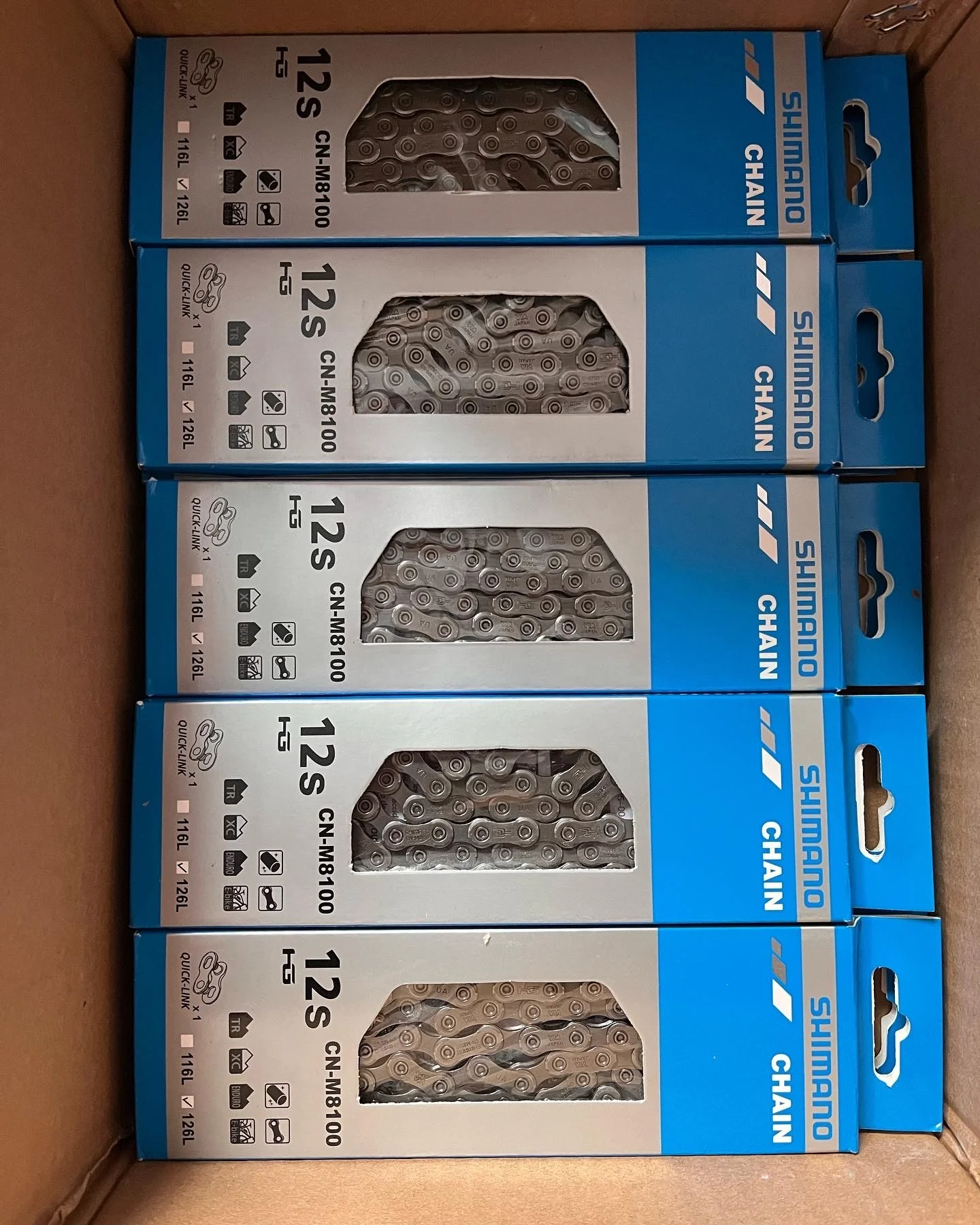 For Sale  hg701-11 hg71  hg601-11 cn-m8100 cn-m7100 Deore Chain 116Links 118Links 8-12 Speed Bicycle Chains for MTB