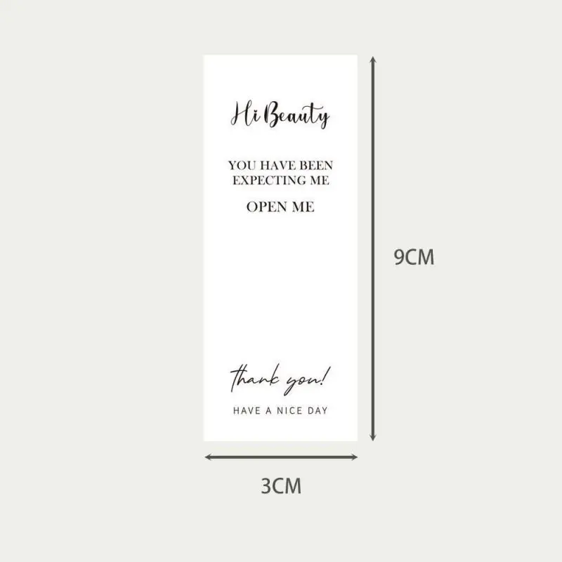 Package Label Custom Logo Printed Self Adhesive Paper Stickers