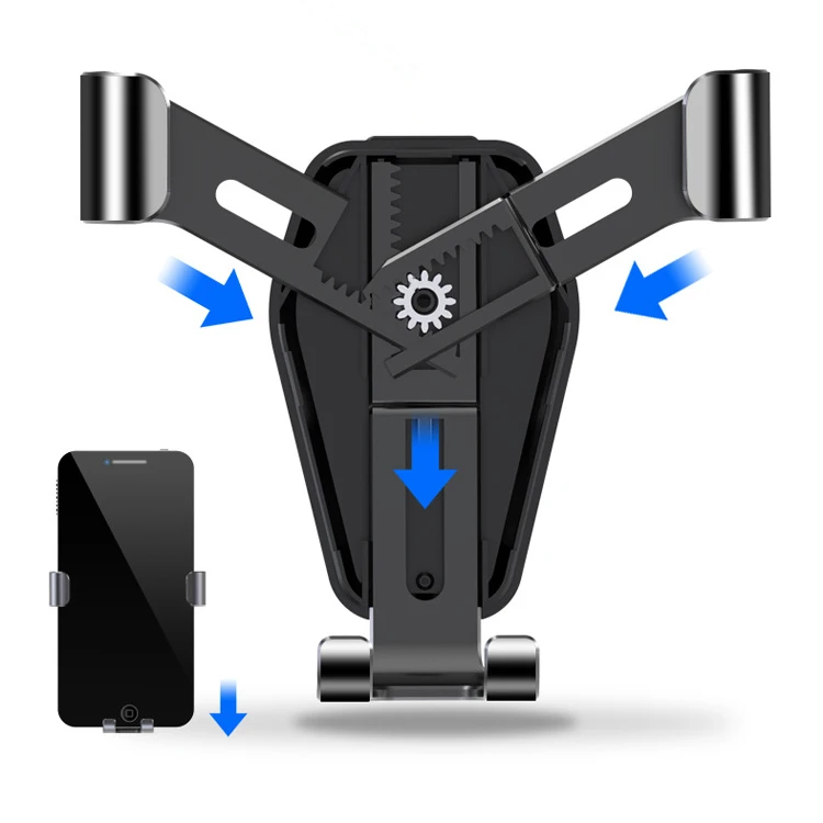 Automatic locking universal car gravity phone holder mobile phone mount holder for car