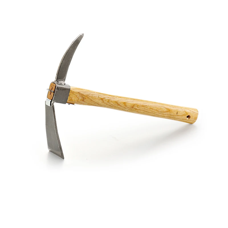 hoe with wooden handle garden tools
