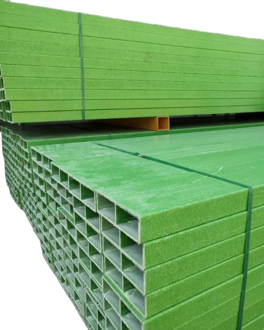 FRP Rectangular Pipe Fiberglass Rectangular Tube Structural Profile