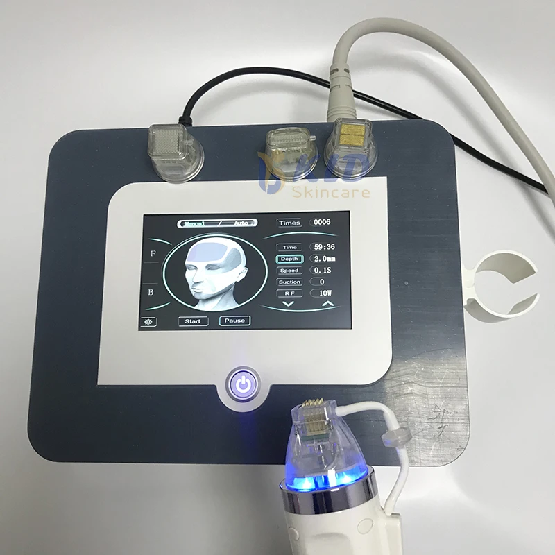 
rf skin tightening machine anti wrinkle face lifting device /high quality gold fractional rf microneedling machine 