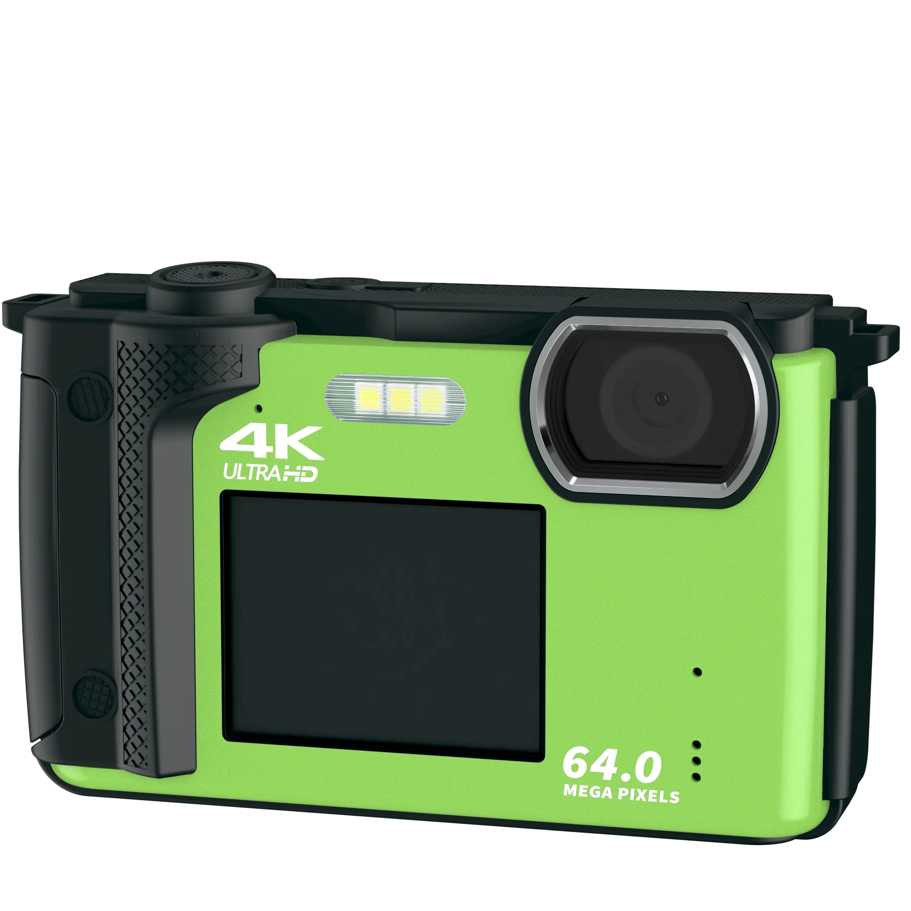 4K 60fps WiFi Outdoor MINI Camera Dual Screen 64MP Digital Video Recording Camera for Vlogging and Youtube