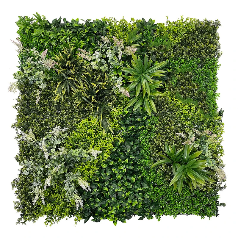 Artificial Plant Wall Artificial Mat Hedge Vertical Garden Grass Wall 1M*1M Green Wall Panel Backdrop