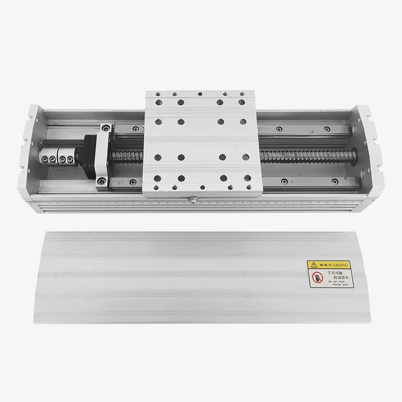 Semi-closed electric linear guide rail CNC cross precision slide table dovetail groove sliding table module LYKR120S 100mm