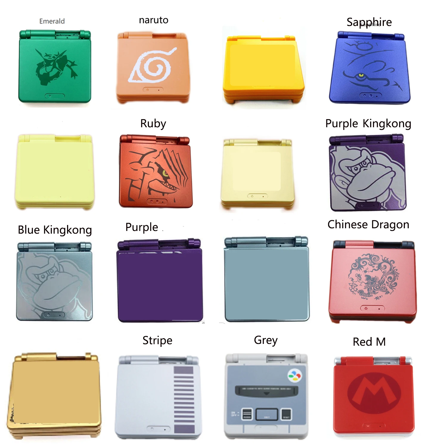 Housing Shell Screen Case For Nintendo Gameboy Advance  Replacement For Nintendo Gameboy Advance GBA Clear Cover