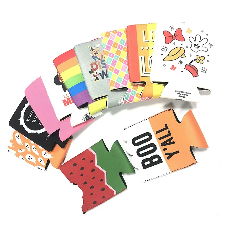 Cheap Price Can Cooler Neoprene Custom Logo Can Cooler Holder 12oz Stubby Holder Sublimation Coozies