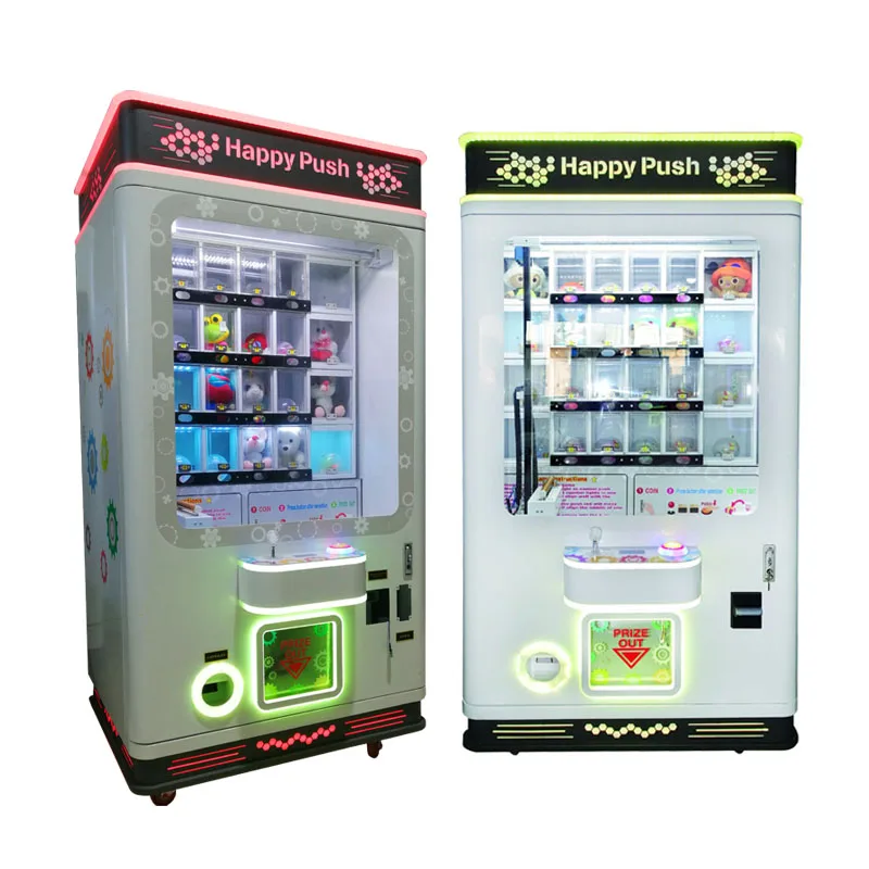 Coin Operated Push Win Toy Gift Prize Crane Claw Game Machines Key Master Toy Vending Machine