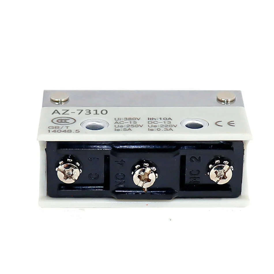 AZ-7310 Limit Micro Switch With Momentary Metal Button 1NO1NC