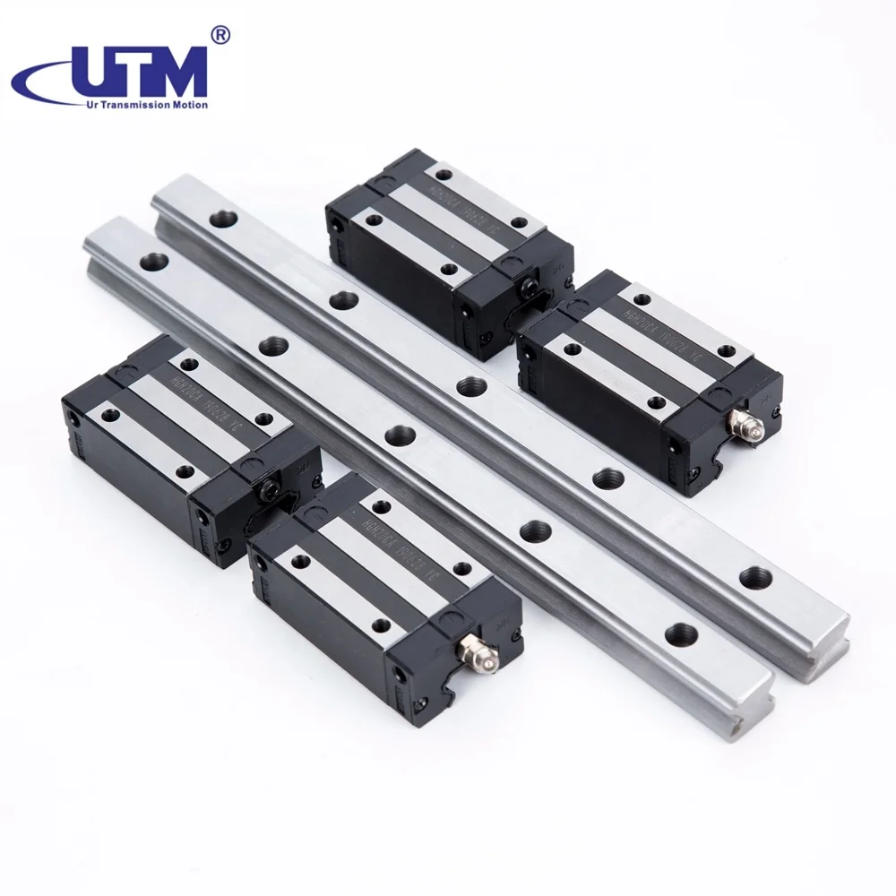 
hiwin linear motion guide rail and slider carriage HG15 HG20 HG25 HG30 HG35 HG45 