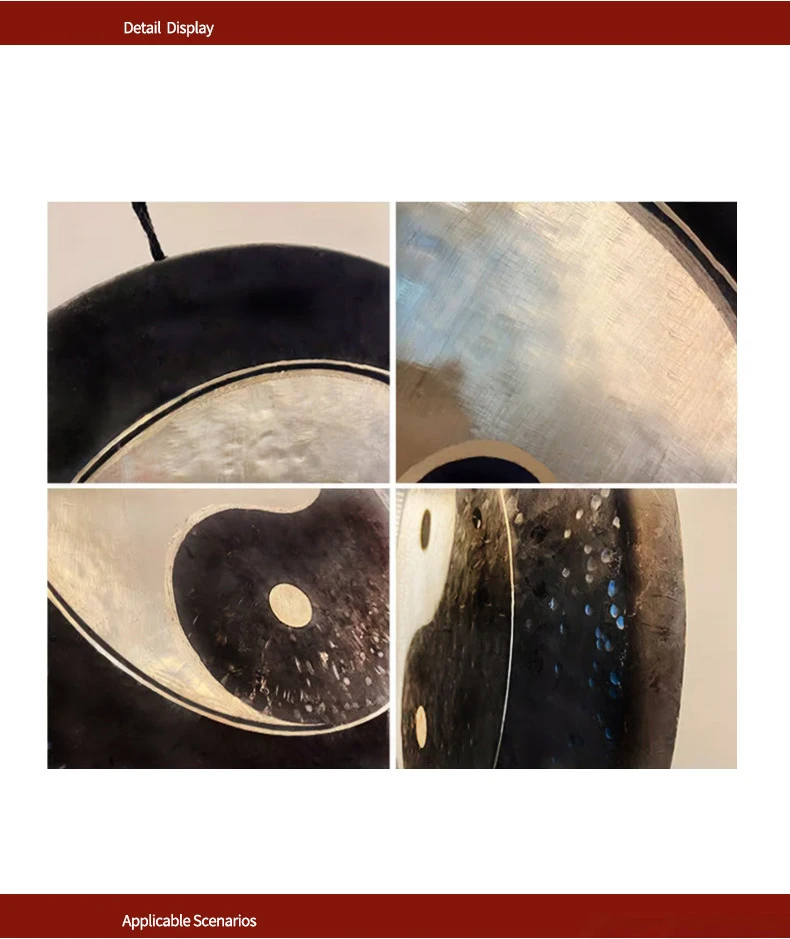 Raysen Professional Series Chau Gong 60 cm 24 inch High-quality Handmade Chinese Yin & Yang Series Gong  Gong