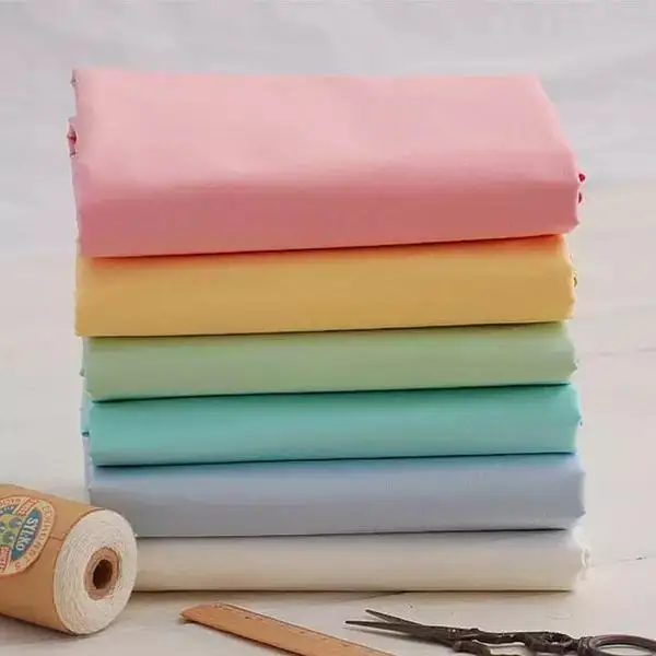 White pocketing fabric 80/20 textile manufacturers polly Twill tc poplin fabrics woven fabric For Jeans Pants