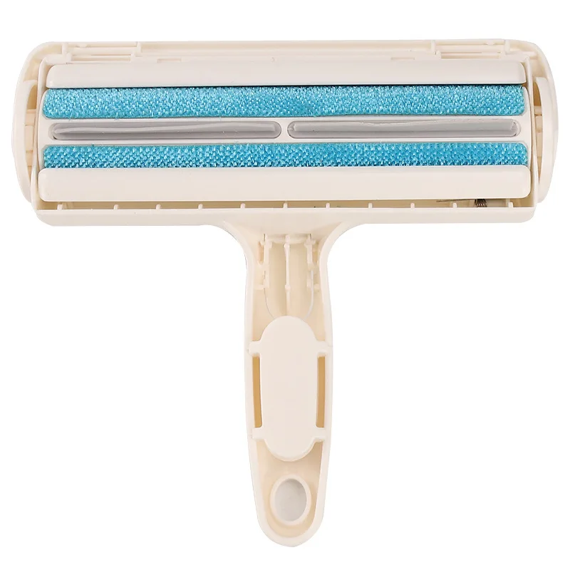 Factory High Quality Plastic Handle Lint Roller Pet Hair Remover OEM Pet Dog Brush Reusable Pet Hair Pick Up Brush