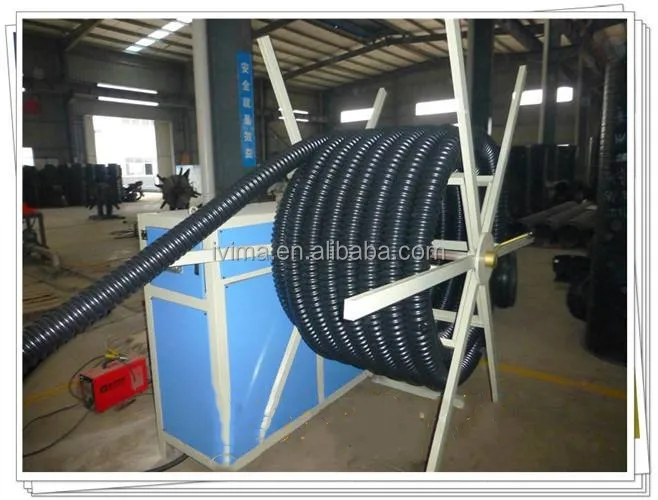 2024 year PE carbon spiral pipe making machine/production line/extrusion plant for pre-stressed pipe in bridge and road way