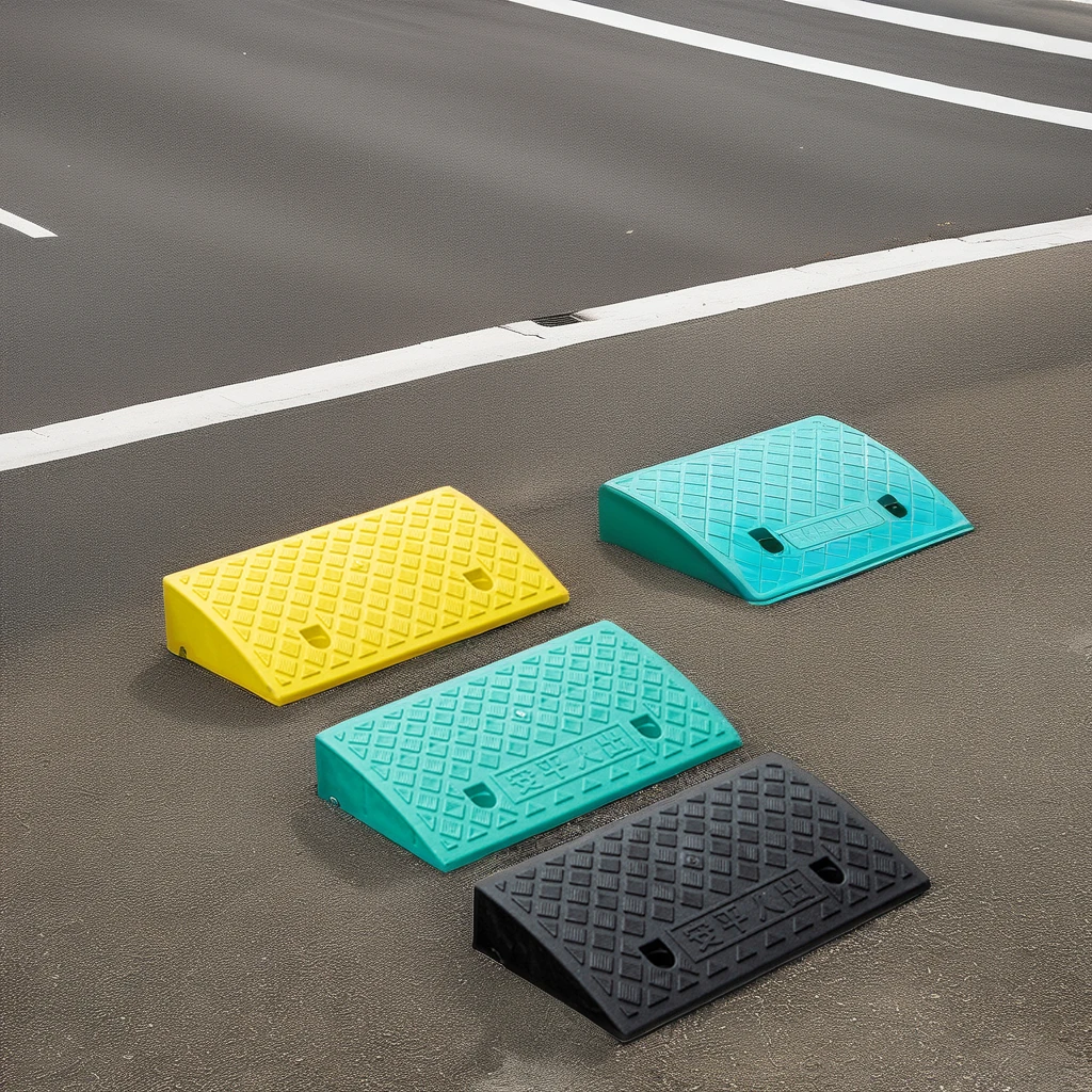 Curb Driveway Road Cable Hose Protector Car Kerb Portable Plastic Wheelchair Ramp