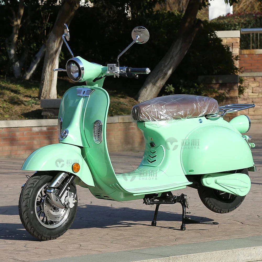 Off Road Retro Style Electric Scooter Of Double Removable Lithium Battery Scooter