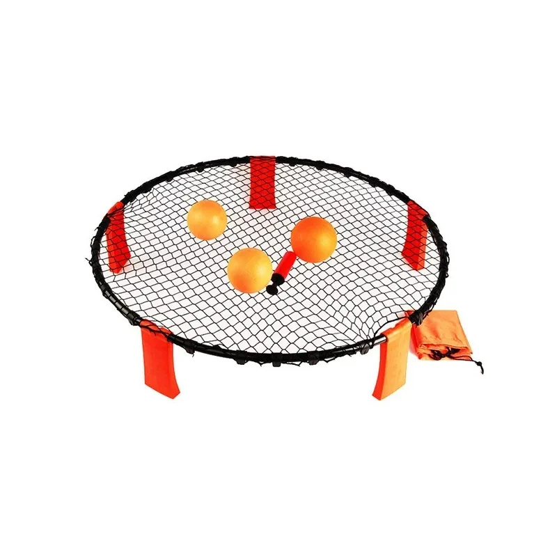 Custom Logo Spike Ball Set Roundnet Outdoor Game Backyard Toys Roundnet beach game set Lawn Beach Volleyball Slam Ball Game Set