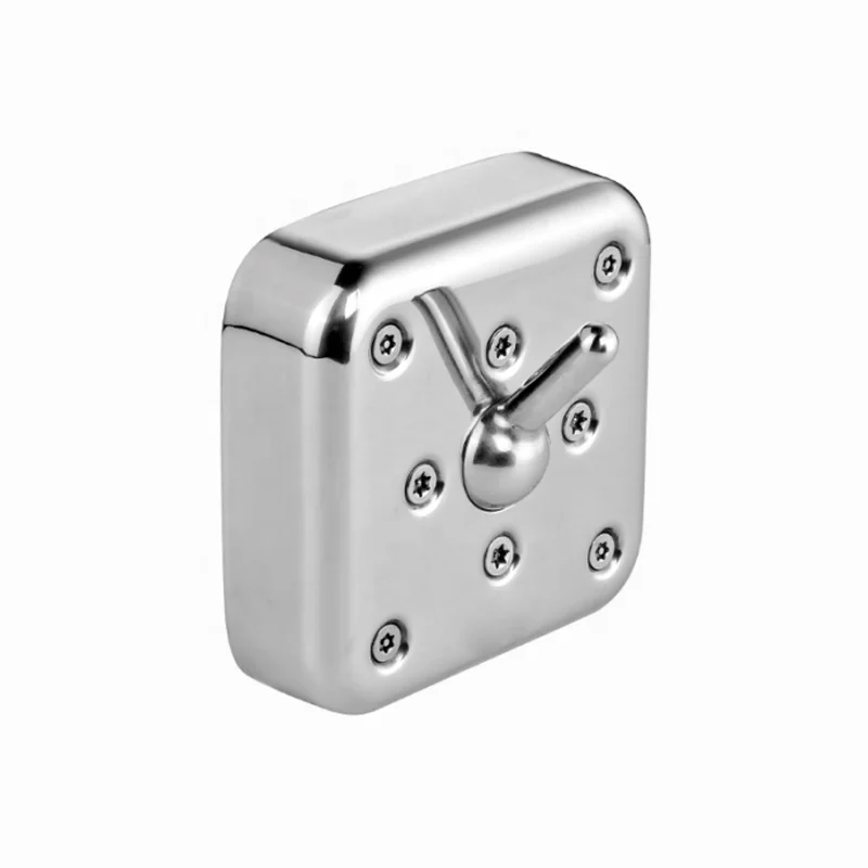 Square Shaped Wall Mounted Security Metal Clothes Hook Stainless Steel Hook For Prison