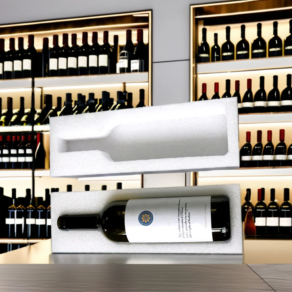 Customized Eco-Friendly PU Foam Insert Packaging Sponge for Protection and Inner Packing of Wine Cups Environmentally Friendly