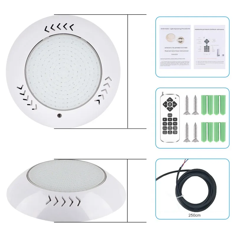 High Quality Wall Mounted Pool Lights12V 30W Rgb Submersible Swimming Pool Waterproof Ip68 Light For Party