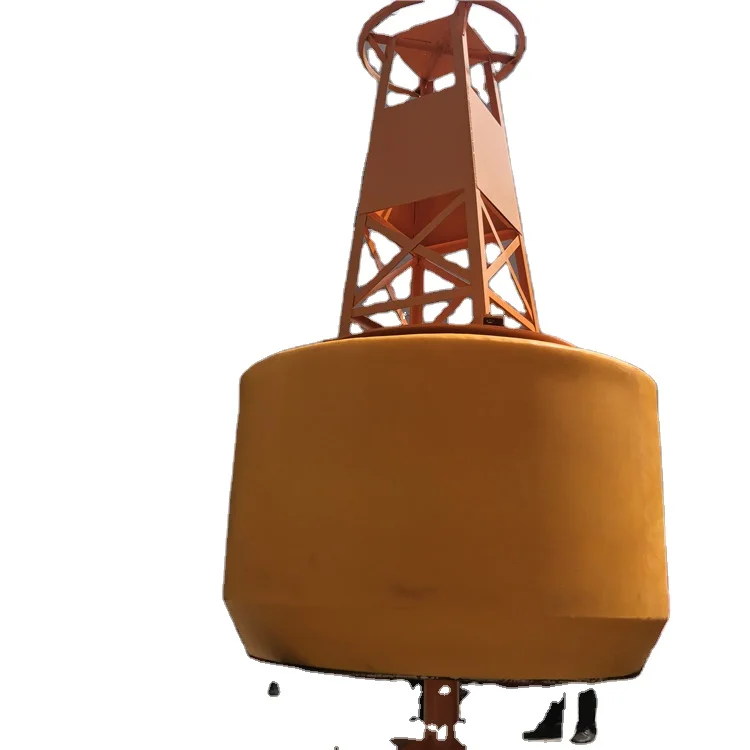Wholesale rotoplastic fishing boats plastic floating warning beacon navigation buoy mooring buoy