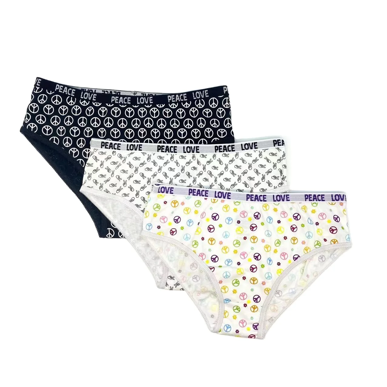 Милое нижнее белье OEM для девочек трусики из органического хлопка